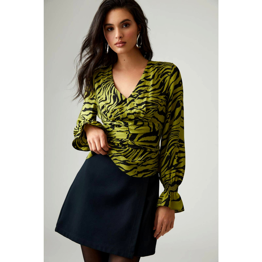 Anthropologie Exquise Wrap Blouse - New Large
